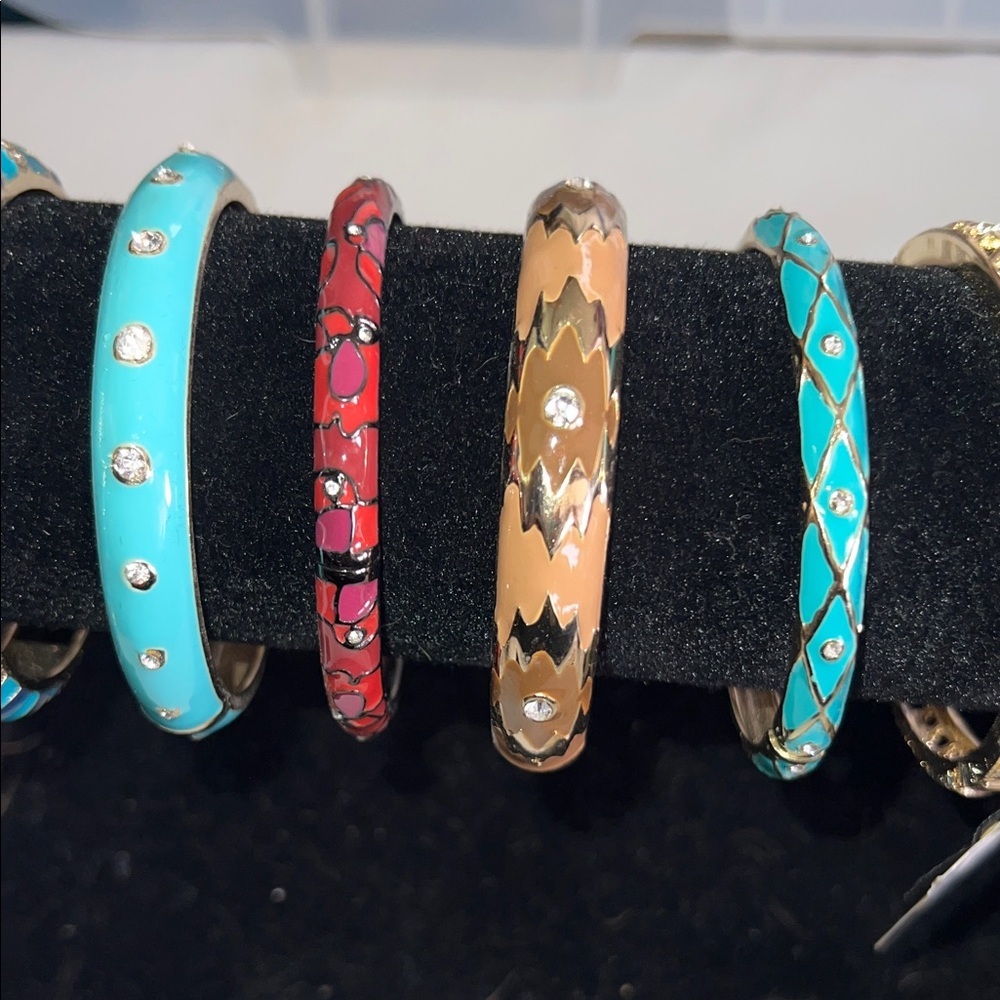 Chic Multicolor Bangle Bracelets - Picture 10 of 12
